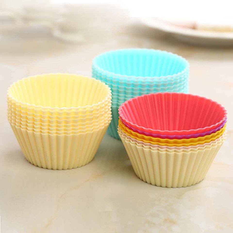 Kitchen Craft Cake Cup Chocolate Silicone Mold Liners Baking Cupcake Cases  Muffin Moldes Silicona Repostería Accessories - AliExpress